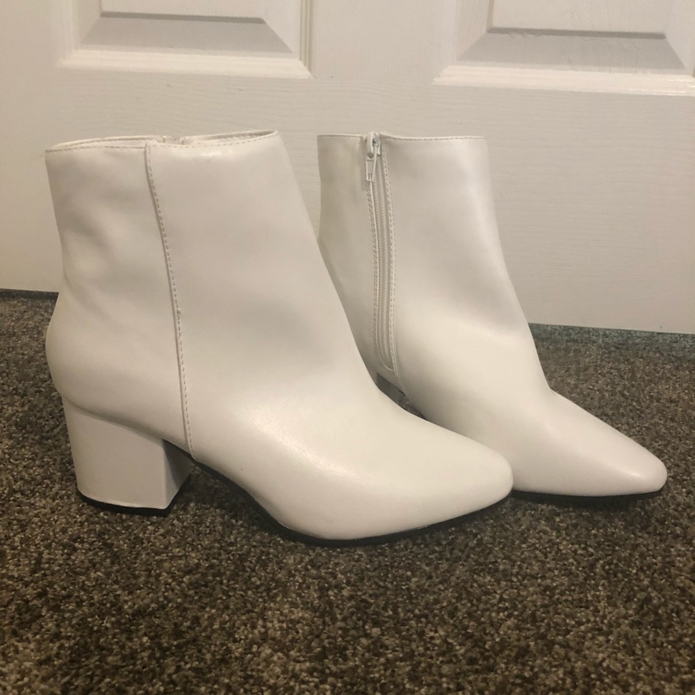 White booties